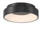  Conc LED Flush Mount In Coal