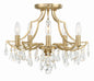  Cedar 5-Light Ceiling Mount In Vibrant Gold