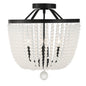  Rylee 4-Light Ceiling Mount In Matte Black