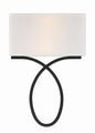  Brinkley 2-Light Wall Mount In Black Forged