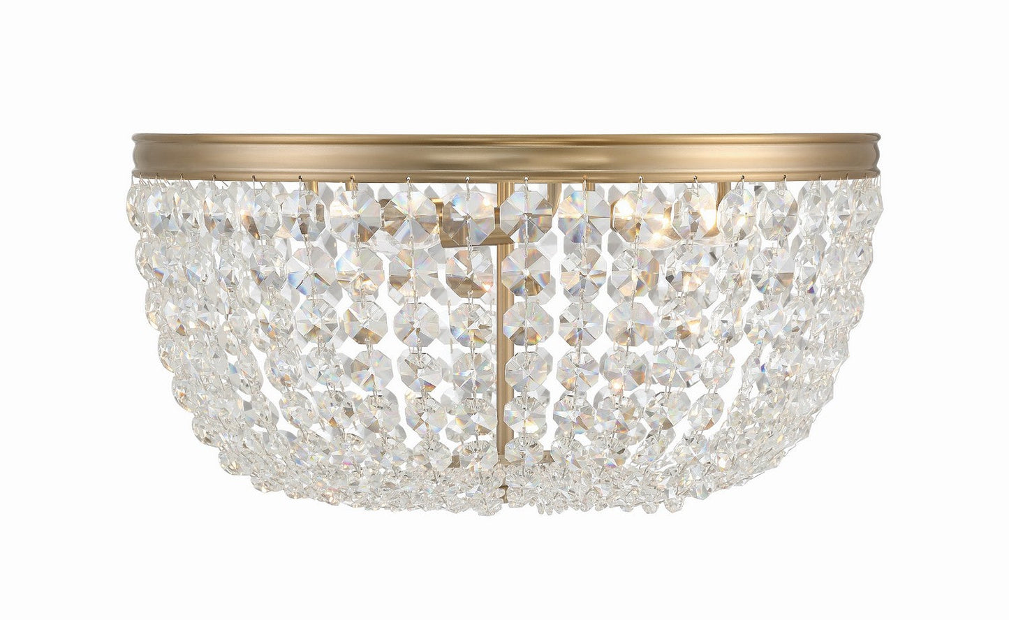  Nola 5-Light Ceiling Mount In Vibrant Gold