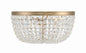  Nola 5-Light Ceiling Mount In Vibrant Gold