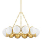  Althea 12-Light Chandelier In Vintage Polished Brass