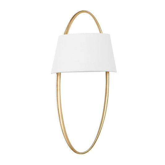  Dubai LED Wall Sconce In Vintage Gold Leaf
