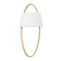  Dubai LED Wall Sconce In Vintage Gold Leaf