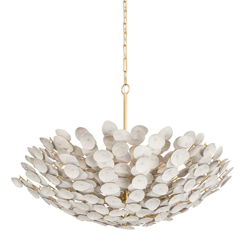  Aimi 12-Light Chandelier In Vintage Gold Leaf