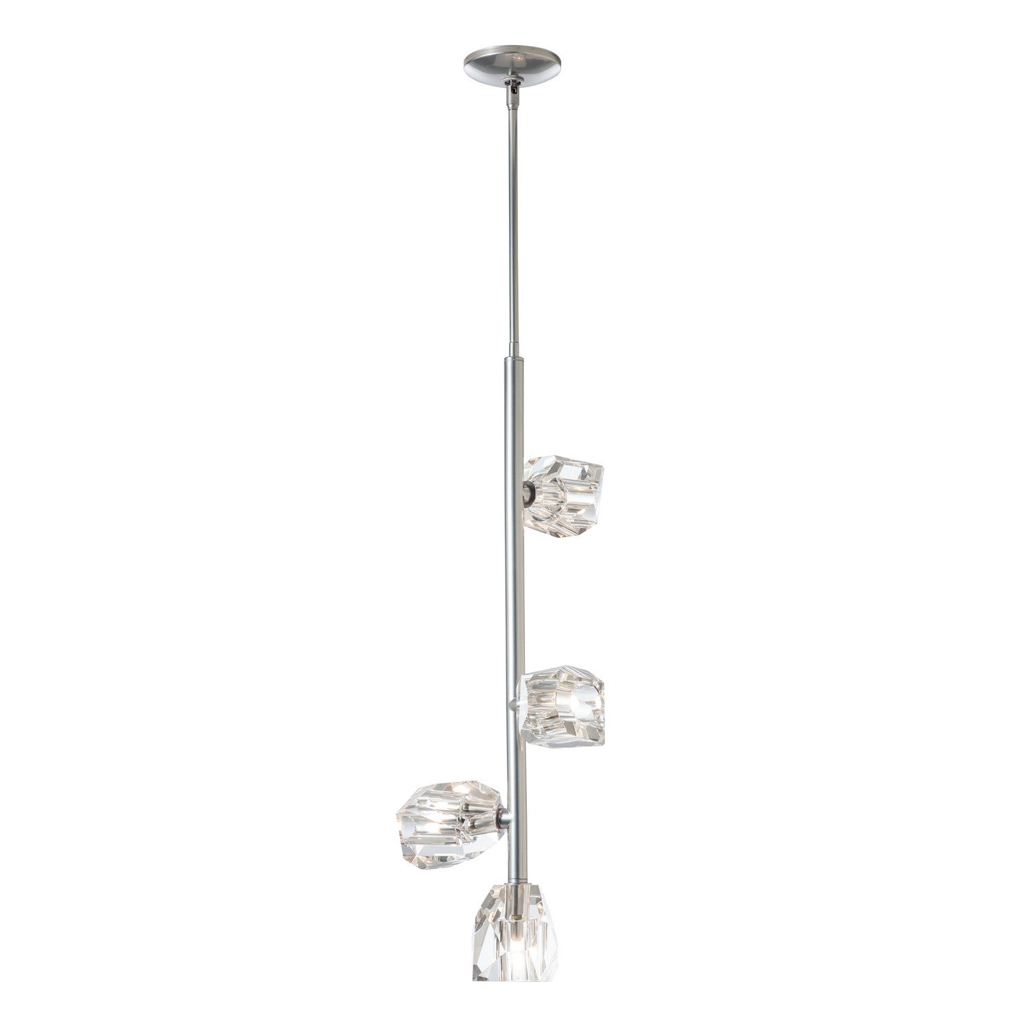 Gatsby 4-Light Vertical Pendant In Sterling