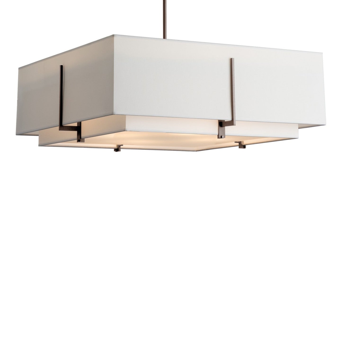  Exos Square Large Double Shade Pendant