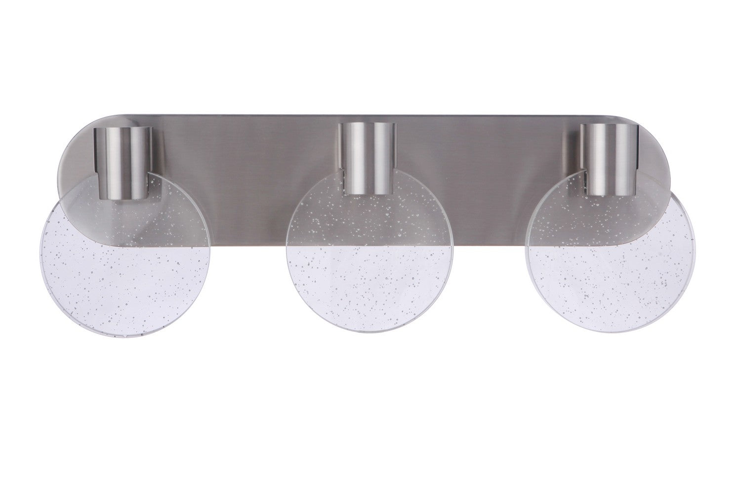  Glisten LED Vanity In Brushed Polished Nickel
