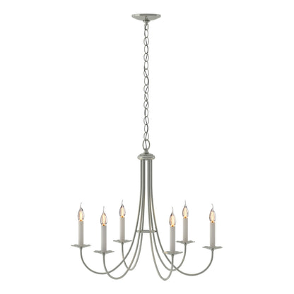  Simple Sweep 6 Arm Chandelier