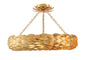  Broche 6-Light Ceiling Mount In Antique Gold