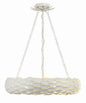  Broche 6-Light Pendant In Matte White