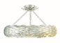  Broche 6-Light Ceiling Mount In Antique Silver