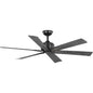  Brazas 56" Ceiling Fan In Matte Black
