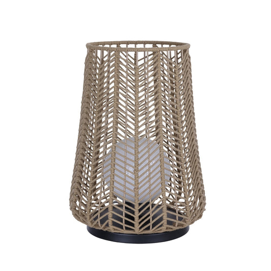  Elice 1-Light Outdoor Portable Lamp In Brown