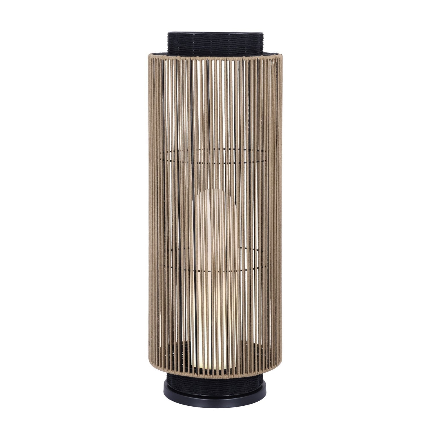  Aden 1-Light Outdoor Portable Lamp In Brown