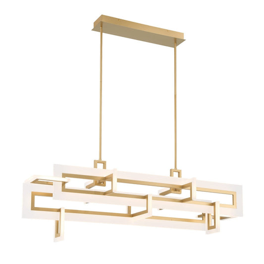  Inizio LED Chandelier In Gold