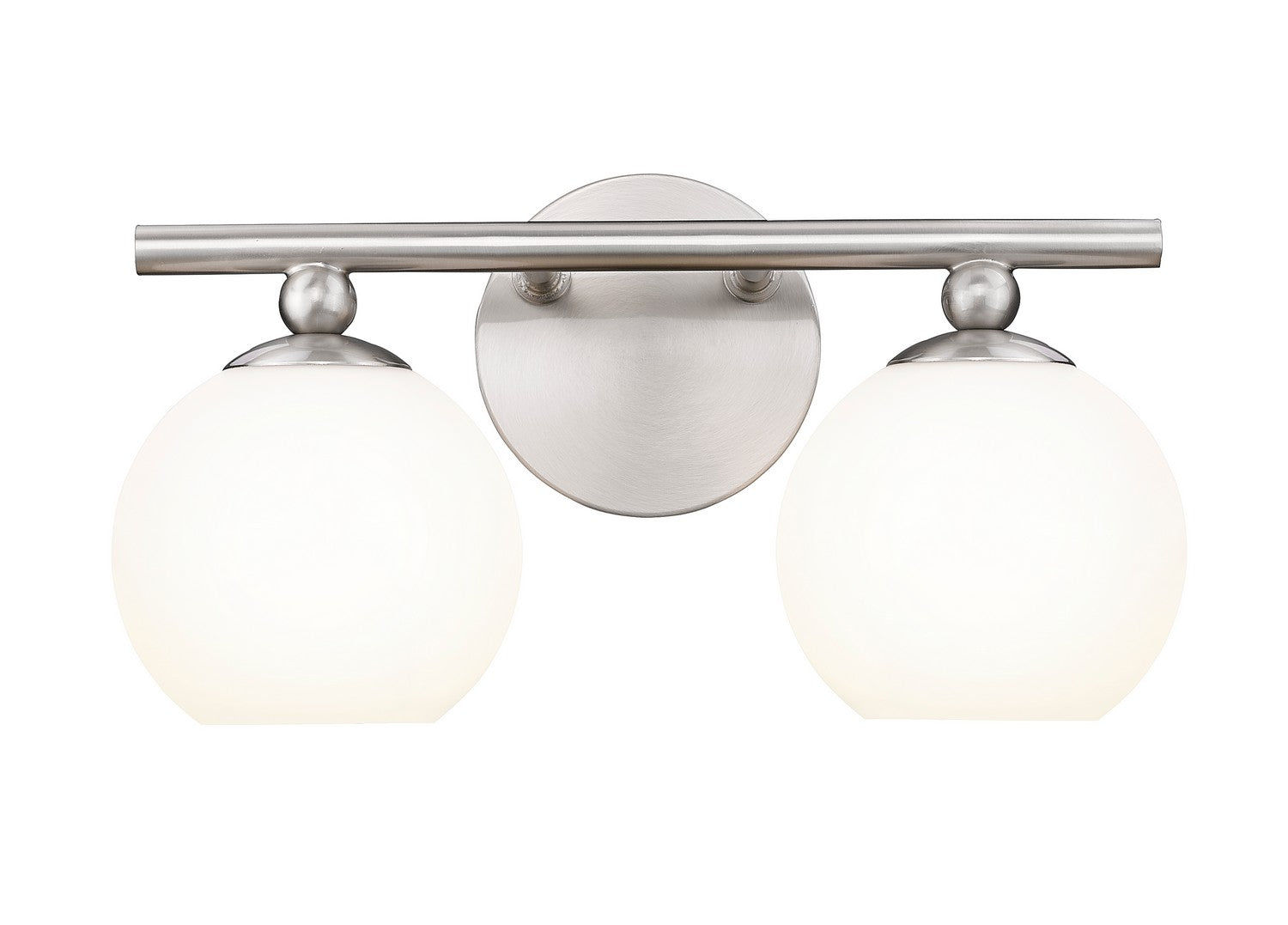 Z-LIte Neoma Two Light Vanity In Brushed Nickel