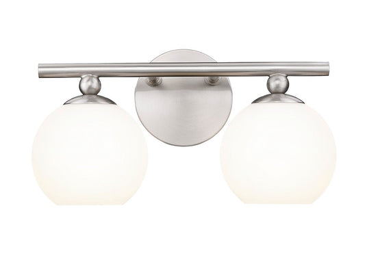 Z-LIte Neoma Two Light Vanity In Brushed Nickel