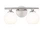 Z-LIte Neoma Two Light Vanity In Brushed Nickel