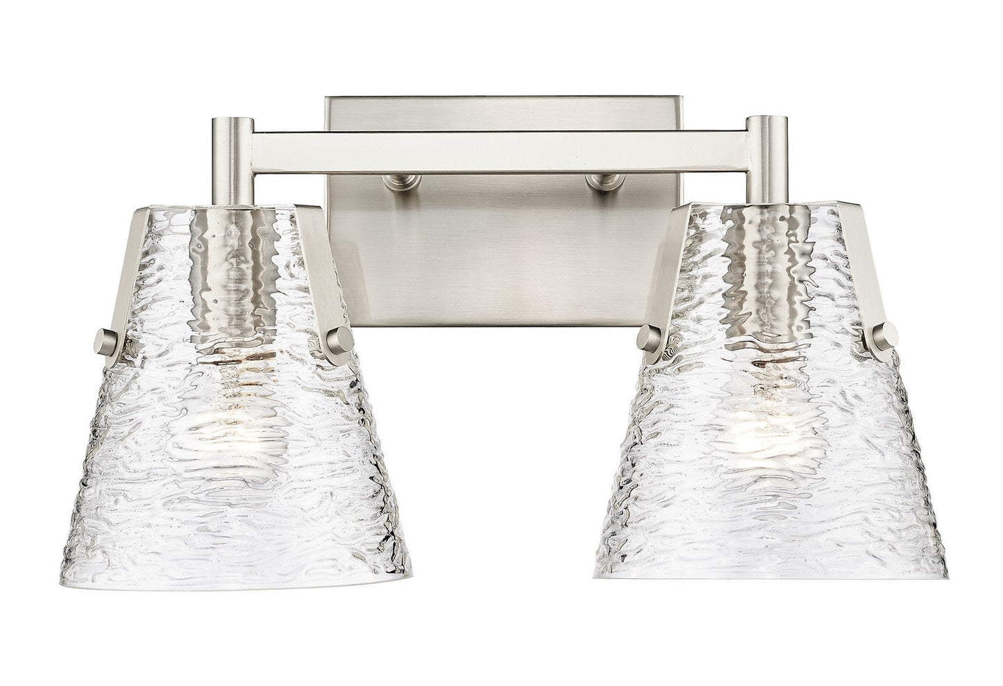 Z-LIte Analia Two Light Vanity In Brushed Nickel
