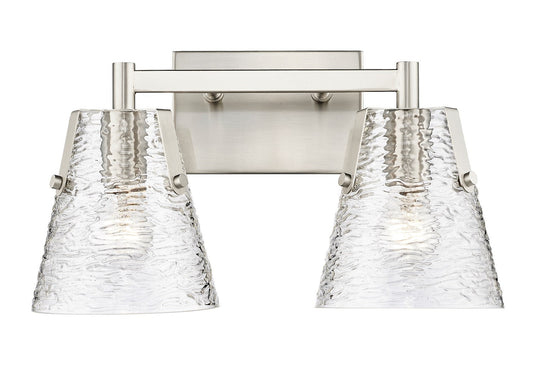 Z-LIte Analia Two Light Vanity In Brushed Nickel