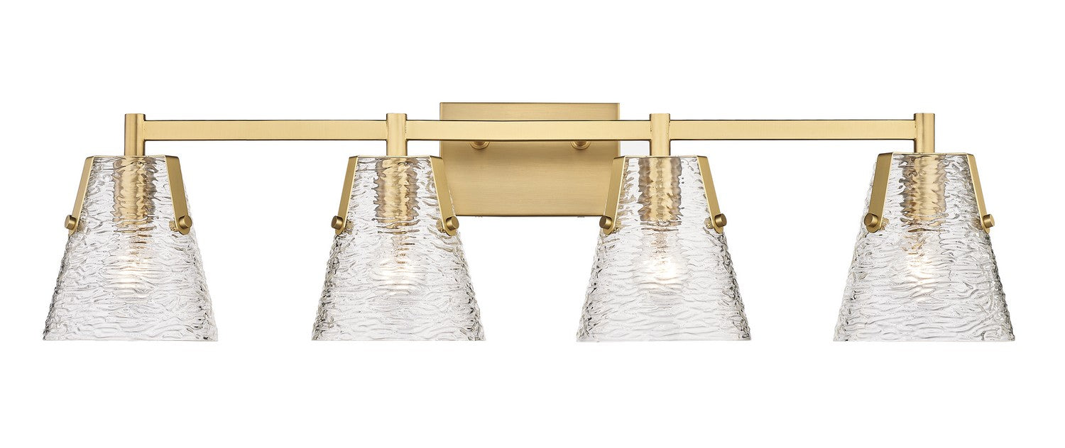 Z-LIte Analia Four Light Vanity In Modern Gold