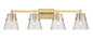 Z-LIte Analia Four Light Vanity In Modern Gold