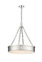 Z-LIte Anders LED Chandelier In Polished Nickel