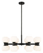 Z-LIte Artemis 16 Light Chandelier In Matte Black