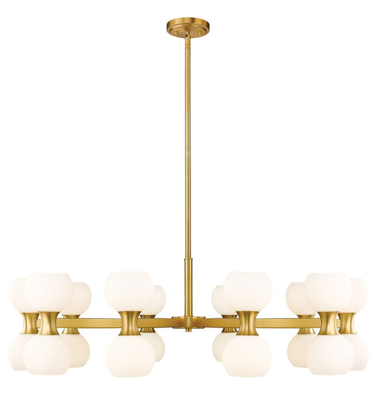 Z-LIte Artemis 20 Light Chandelier In Modern Gold