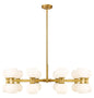 Z-LIte Artemis 20 Light Chandelier In Modern Gold