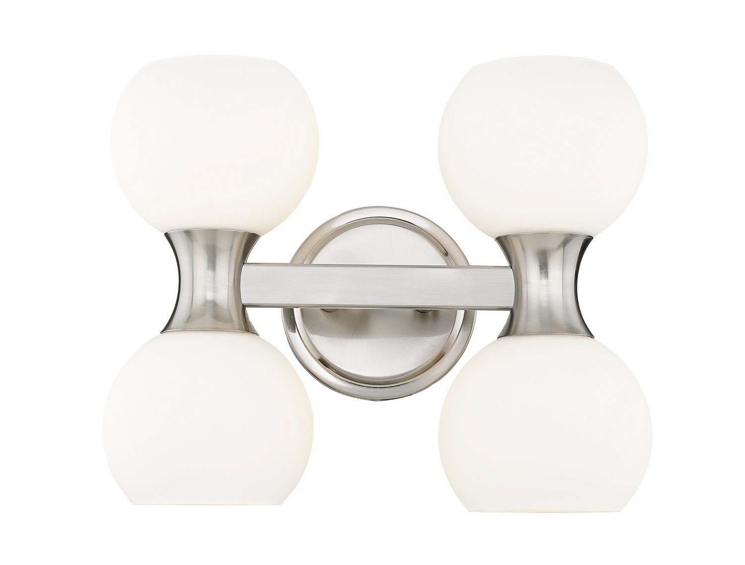 Z-LIte Artemis Four Light Vanity In Brushed Nickel