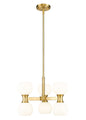 Z-LIte Artemis Six Light Chandelier In Modern Gold