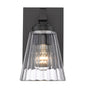 Z-LIte Lyna One Light Wall Sconce In Matte Black