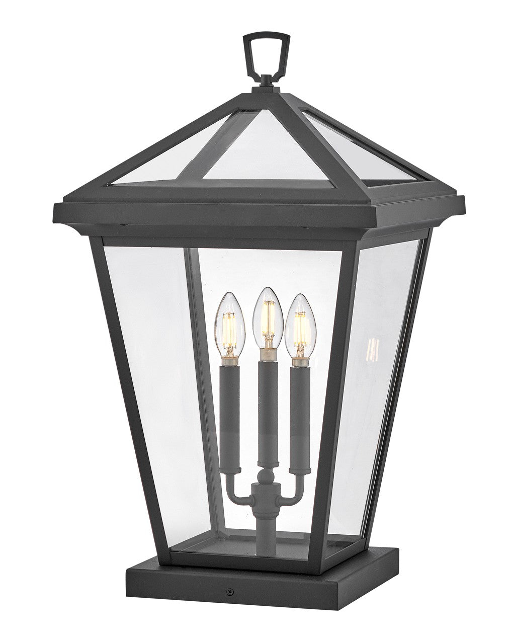  Alford Place LED Pier Mount Lantern In Museum Black