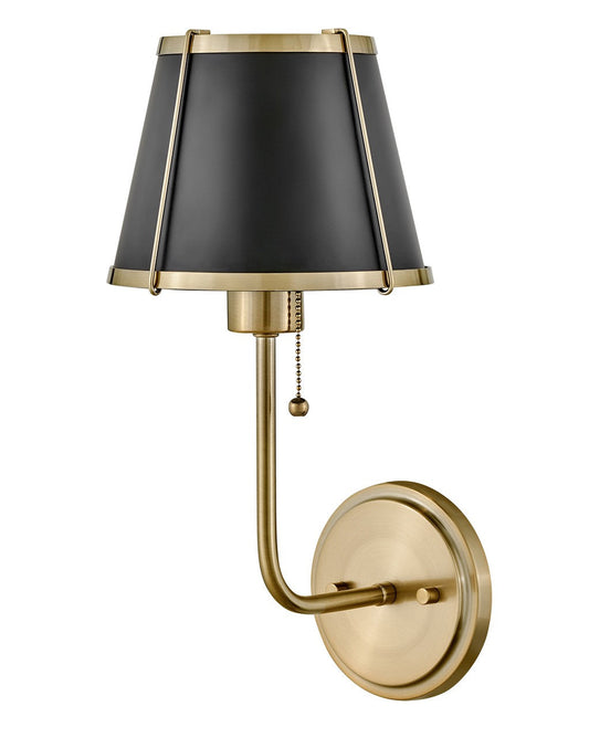  Clarke LED Wall Sconce In Warm Brass