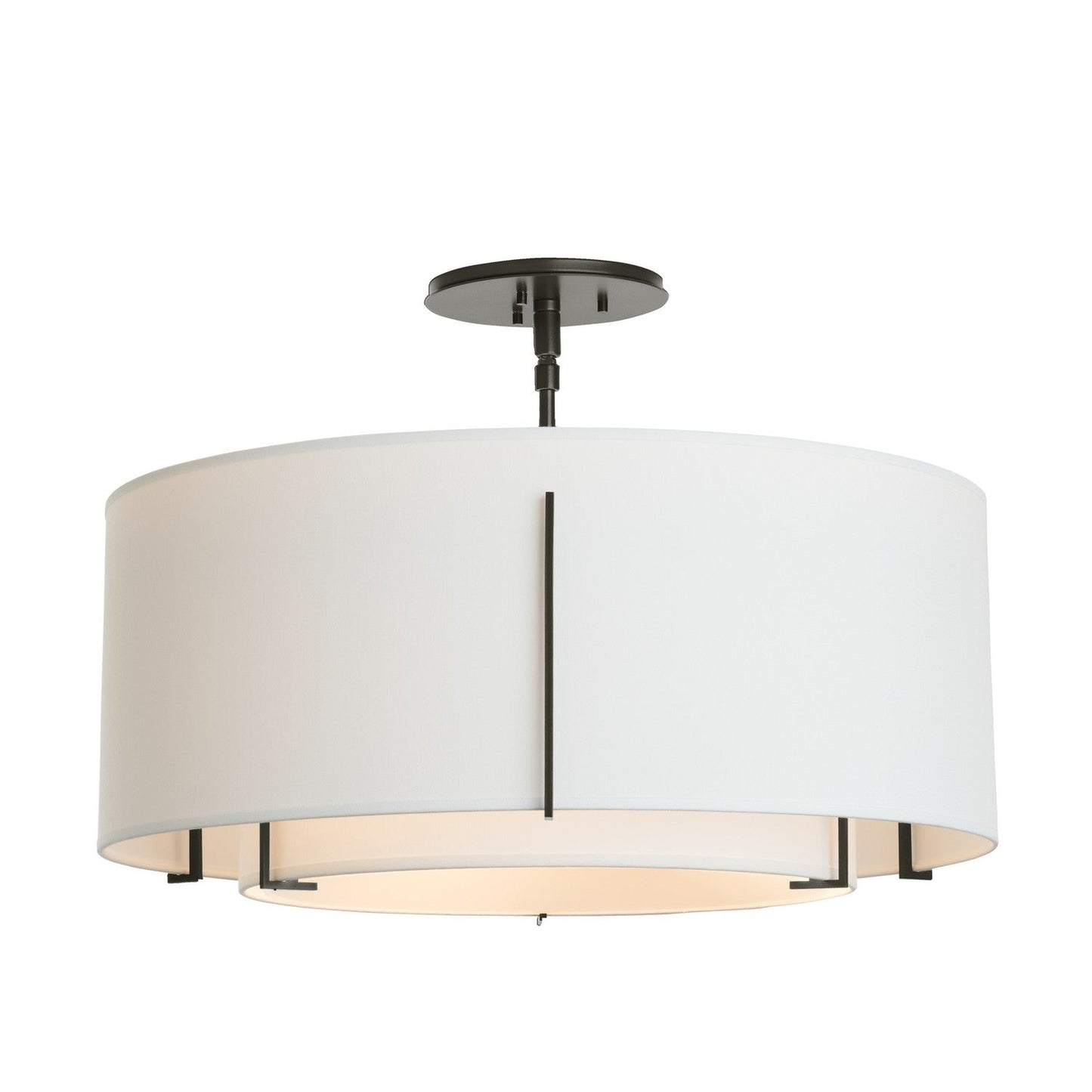  Exos Double Shade Semi-Flush