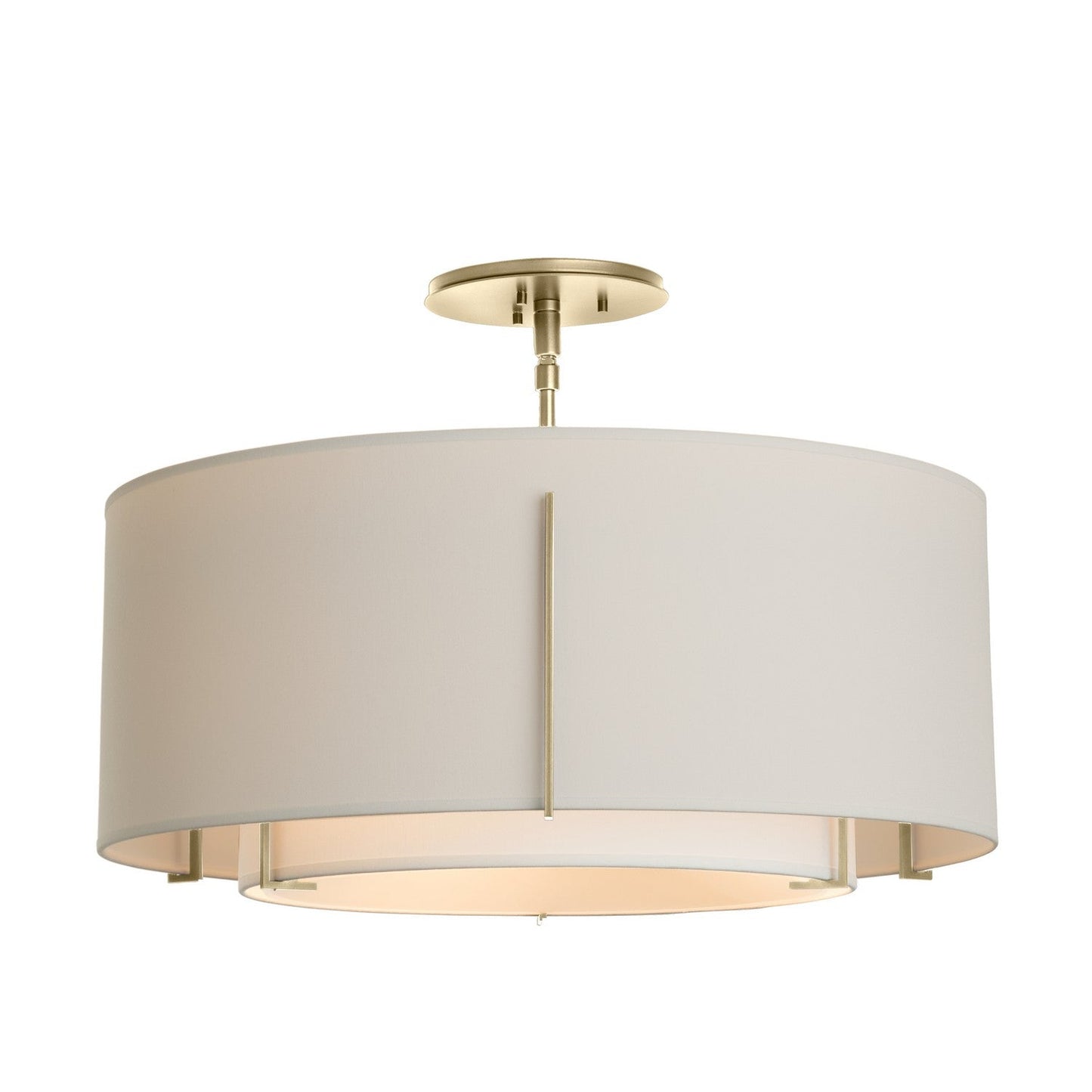  Exos Double Shade Semi-Flush