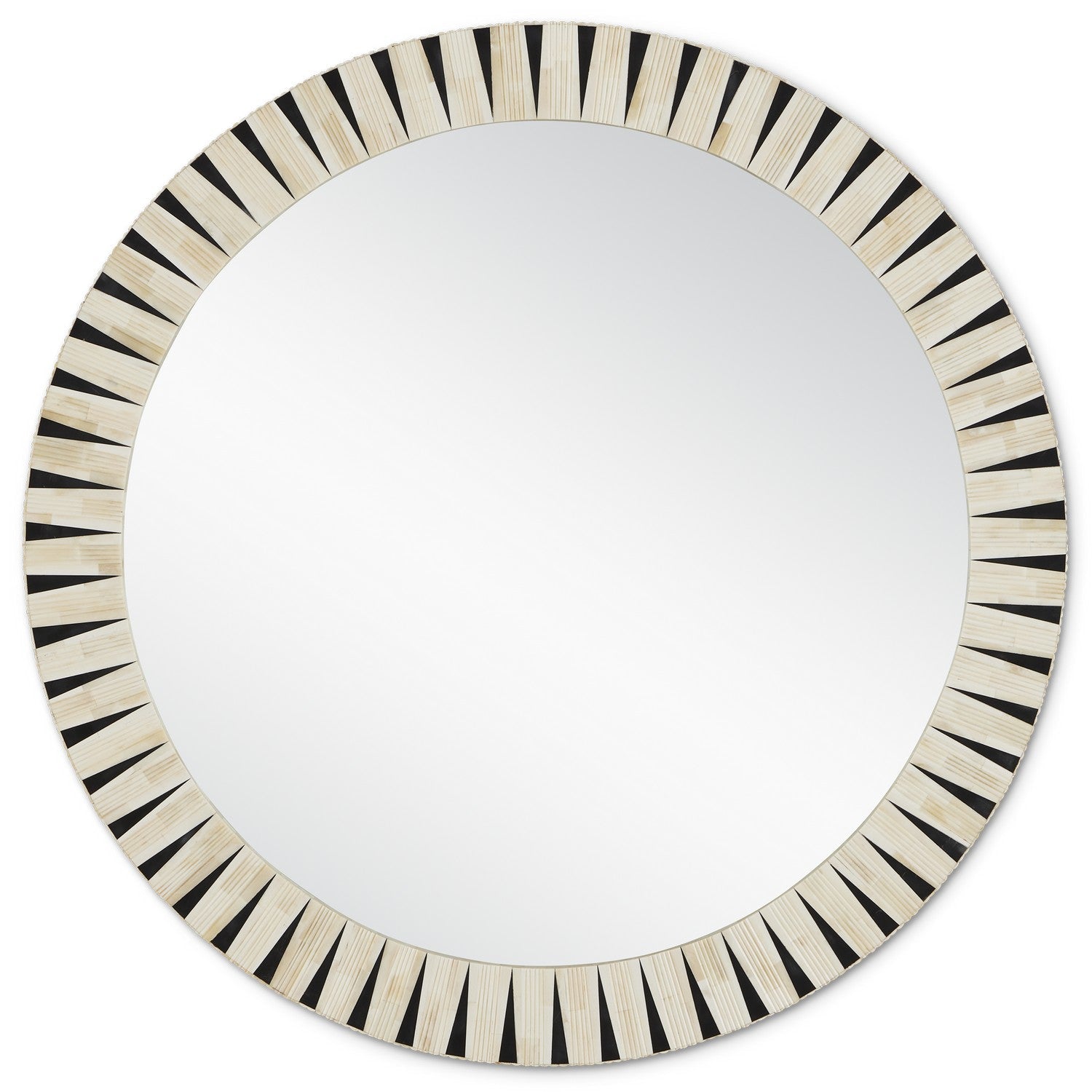  Arvi Mirror In Natural & Black