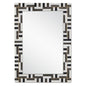  Gentry Mirror In Natural & Brass