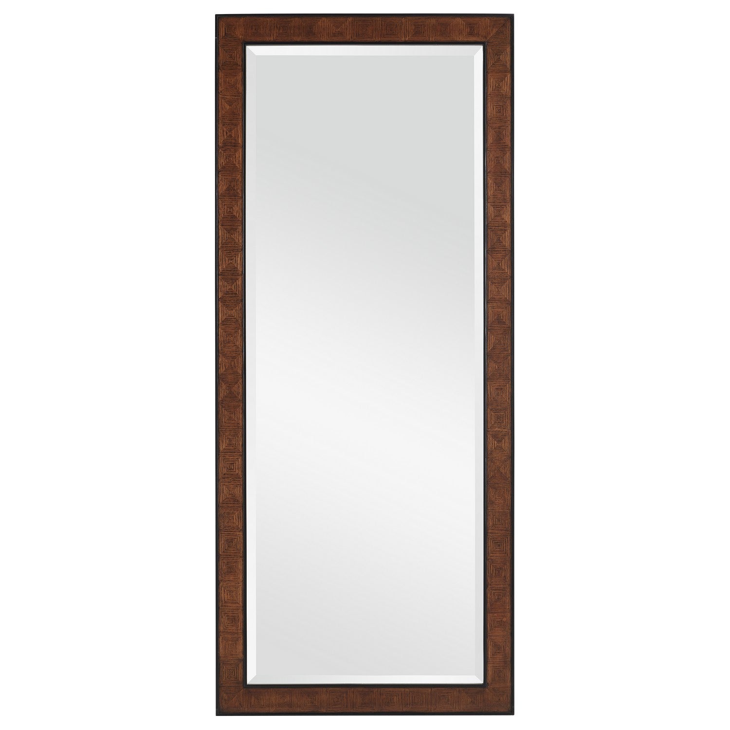  Dorian Floor Mirror In Kona & Black