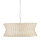  Phebe 4-Light Chandelier In Bleached Natural & Vanilla