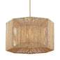 Mereworth 4-Light Chandelier In Beige & Natural