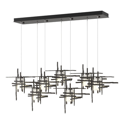  Tura 7-Light Frosted Glass Pendant
