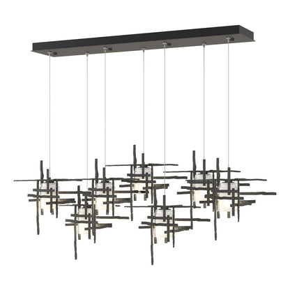  Tura 7-Light Frosted Glass Pendant