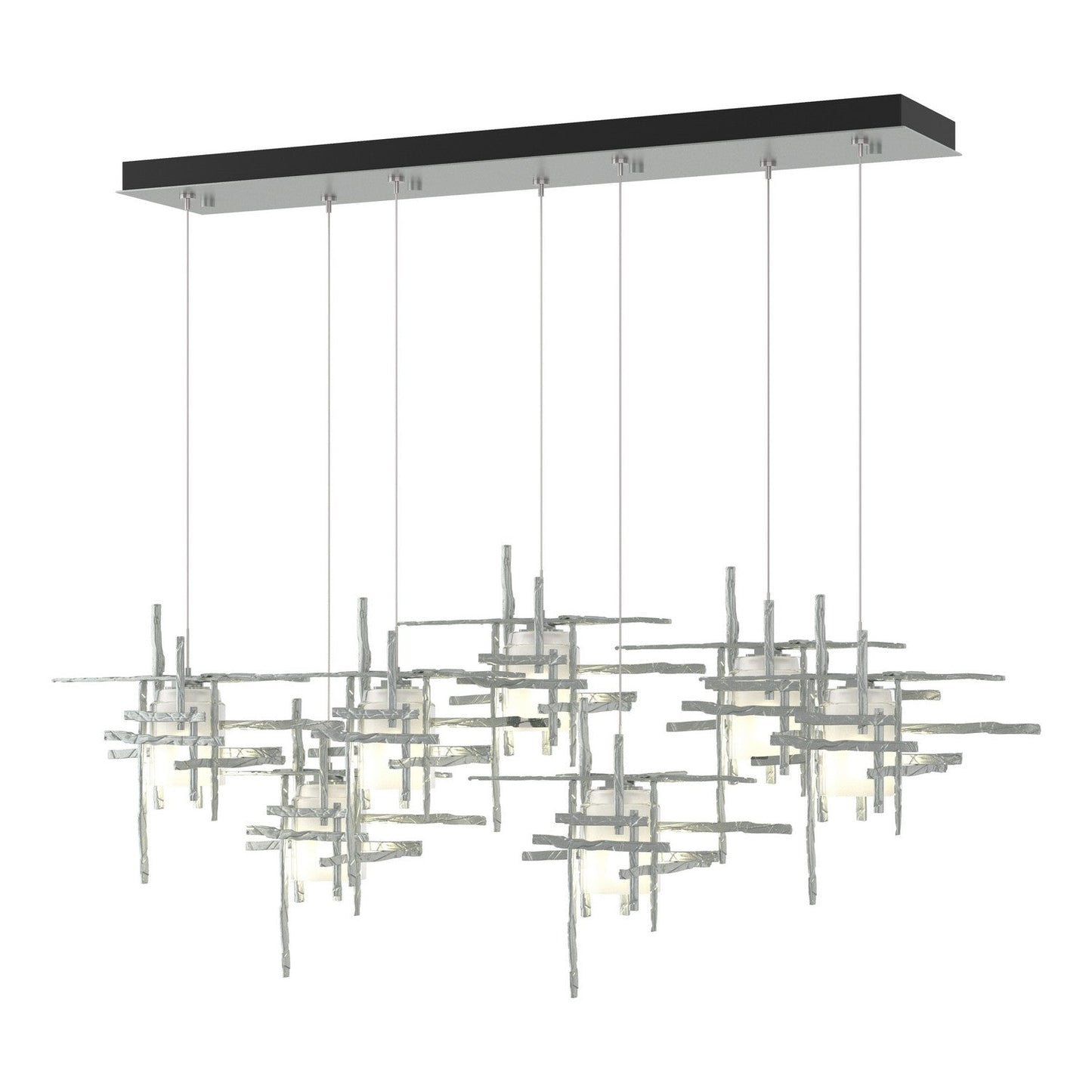  Tura 7-Light Frosted Glass Pendant