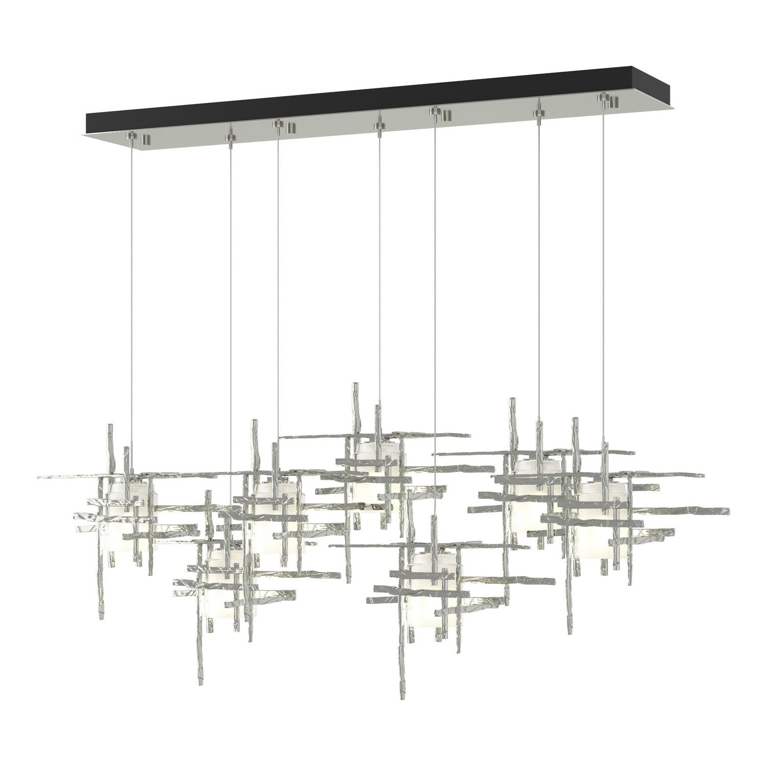  Tura 7-Light Frosted Glass Pendant