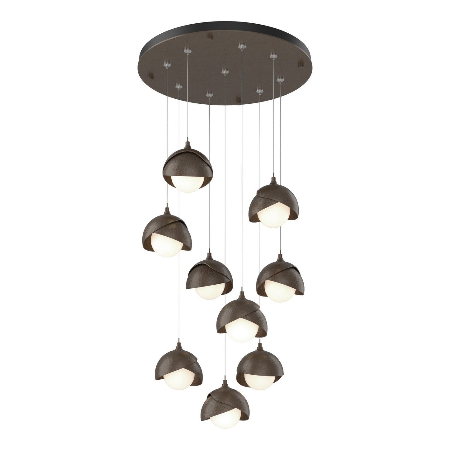  Brooklyn 9-Light Double Shade Pendant