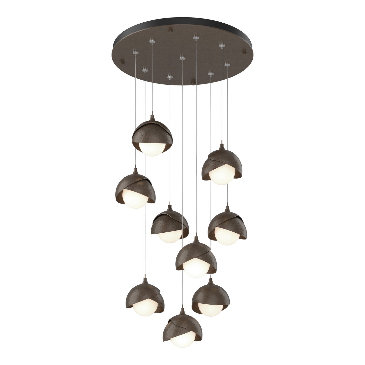  Brooklyn 9-Light Double Shade Pendant